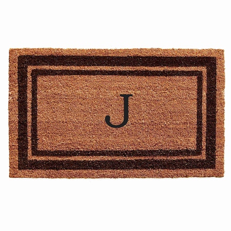 Calloway Mills Monogram Door Mat, Natural, Brown, 18 in W x 30 in L 152981830J